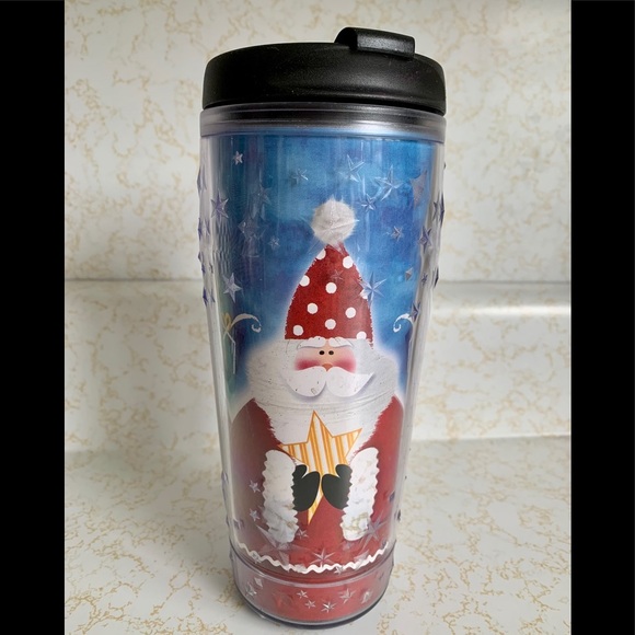 RETIRED 2003 STARBUCKS HOLIDAY TUMBLER CUP SANTA